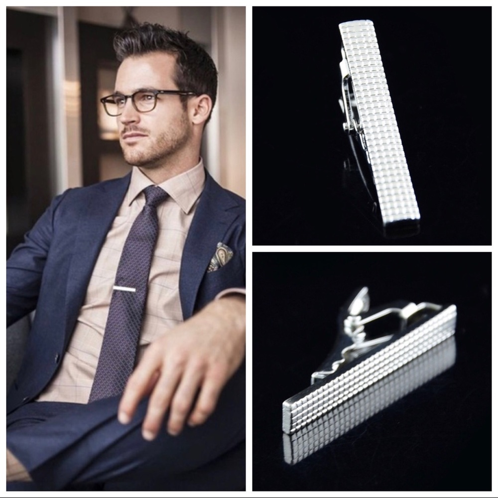 Silver Tie Clip